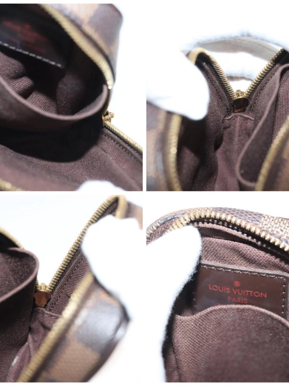 LOUIS VUITTON Damier Ebene Etui Okapi PM Pouch N61738 LV Auth - Picture 15 of 15